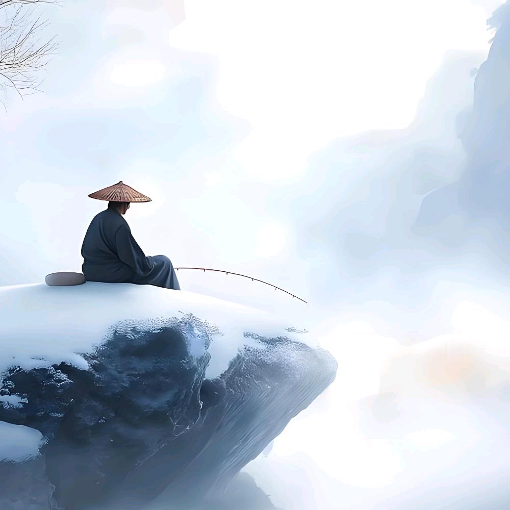 一竿观潮