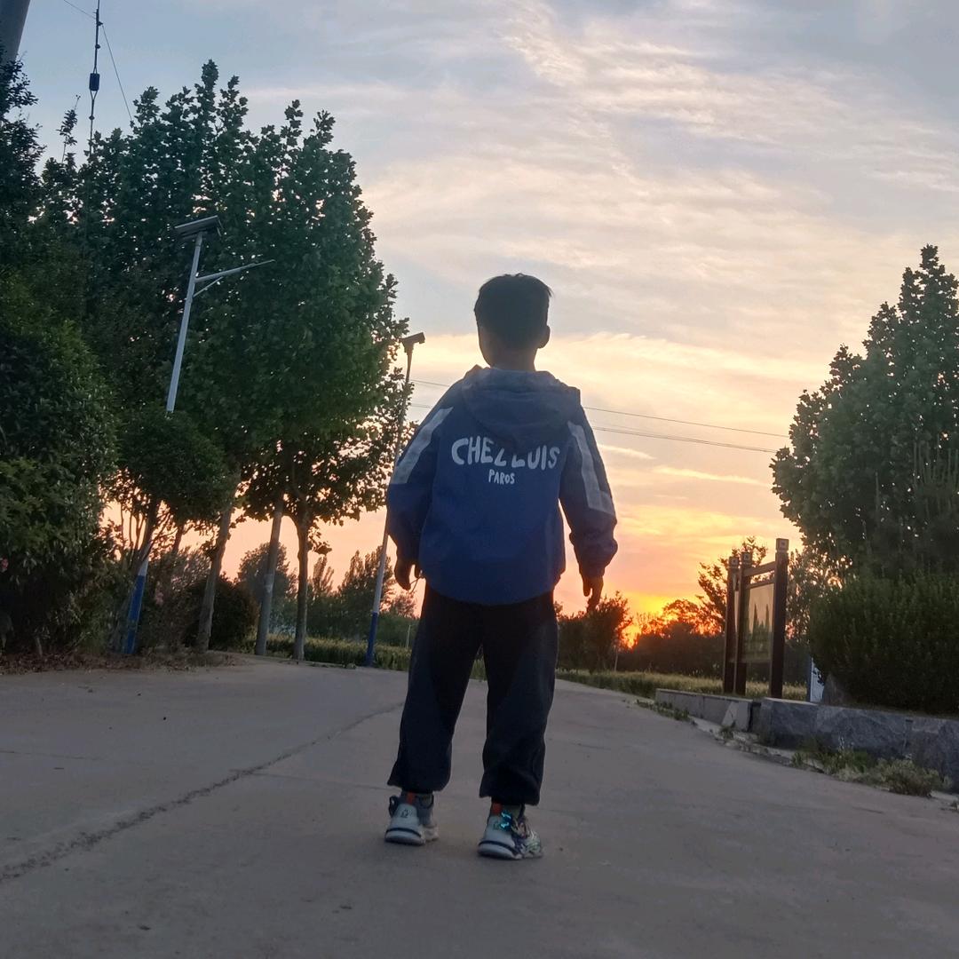 秋风落叶，恋晨曦
