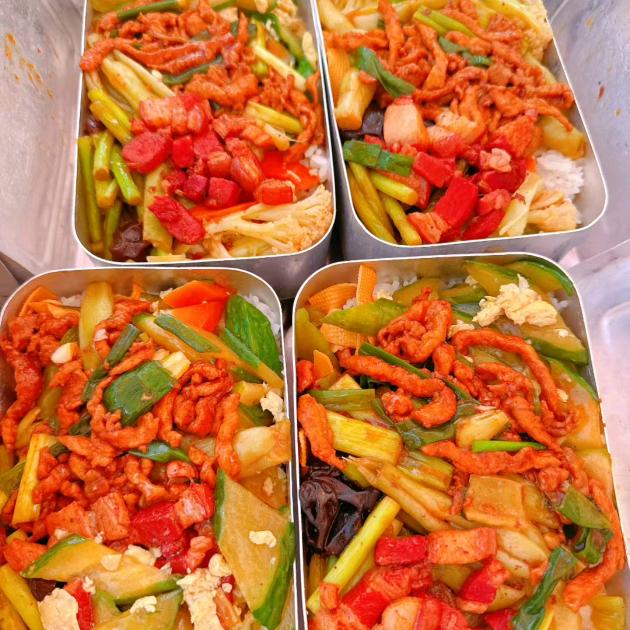 光头哥老式铝饭盒