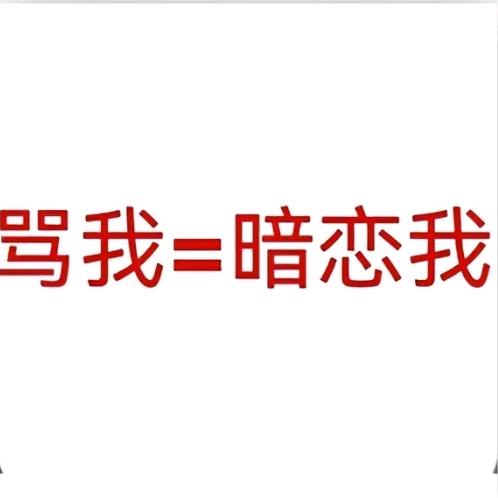 骂我＝暗恋我