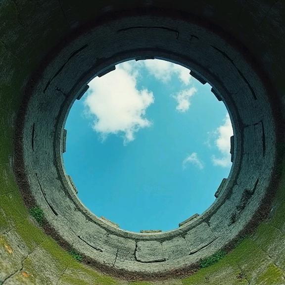 井底之蛙观天