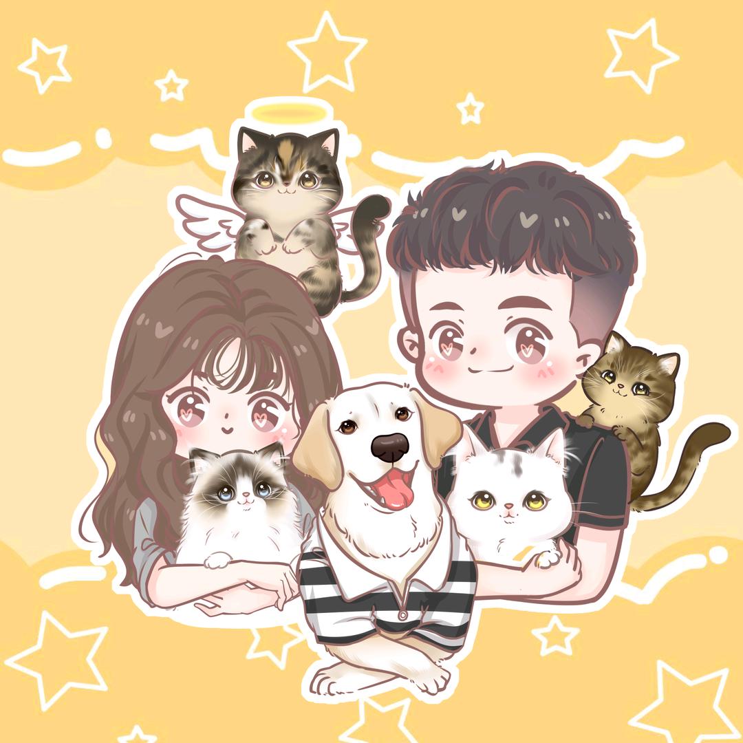 元宝变成土豆辣🐶🐱