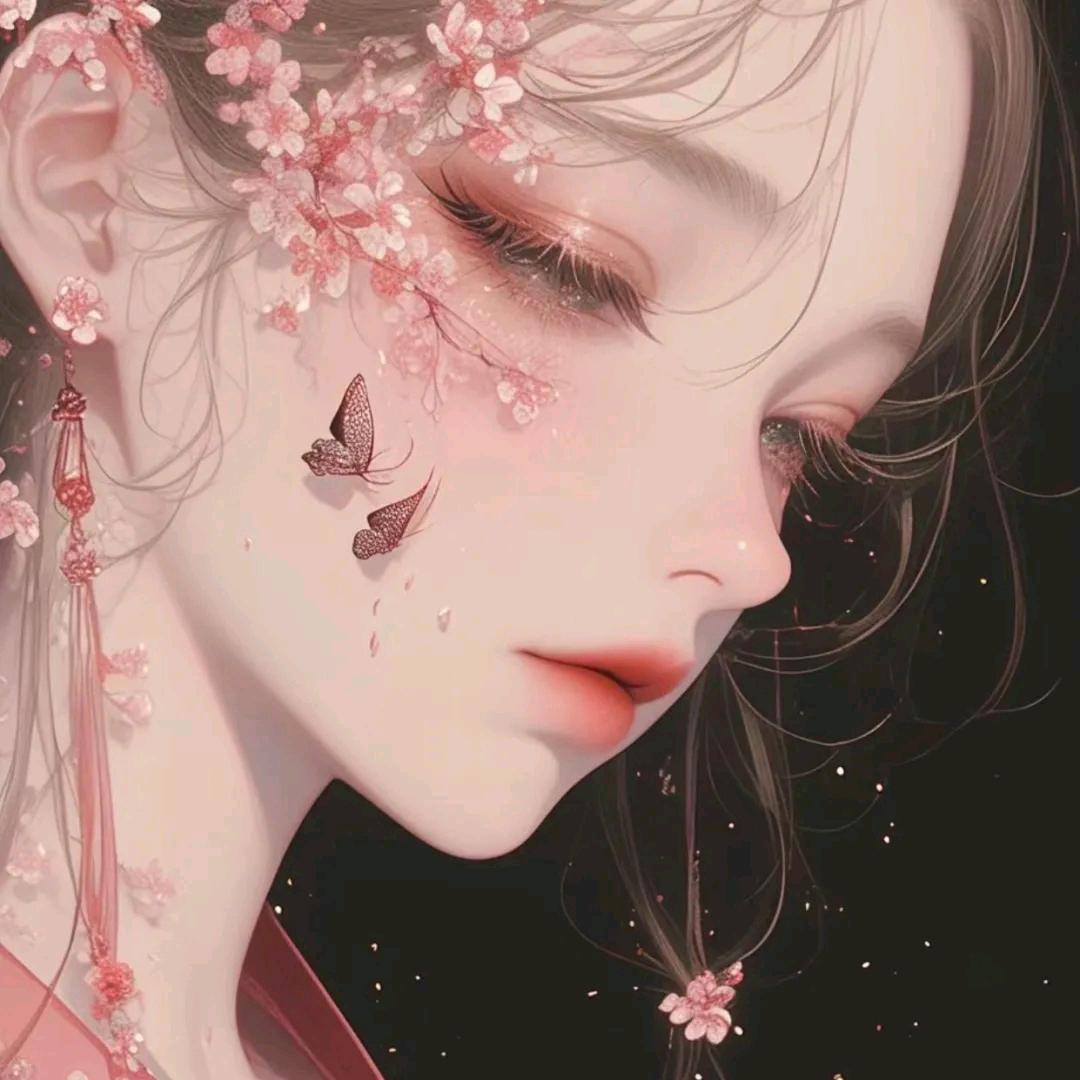 粉色蝶海