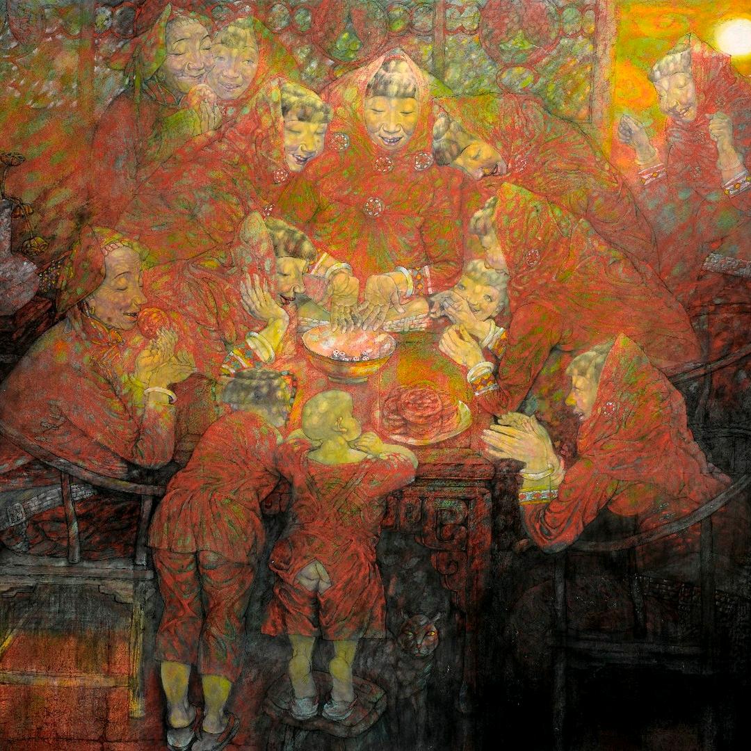 王柏生人物画