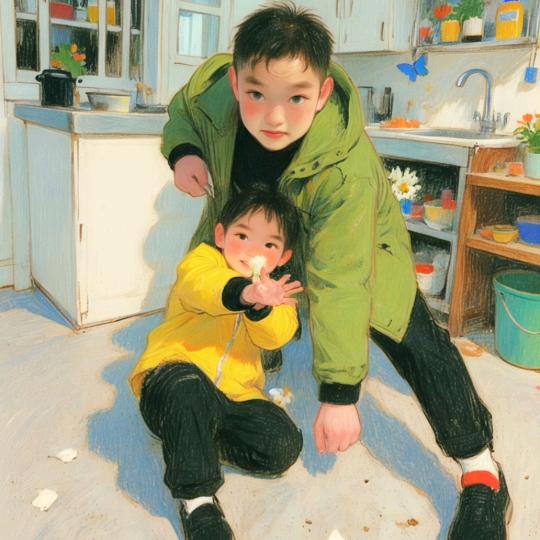 卖快餐的小姐姐