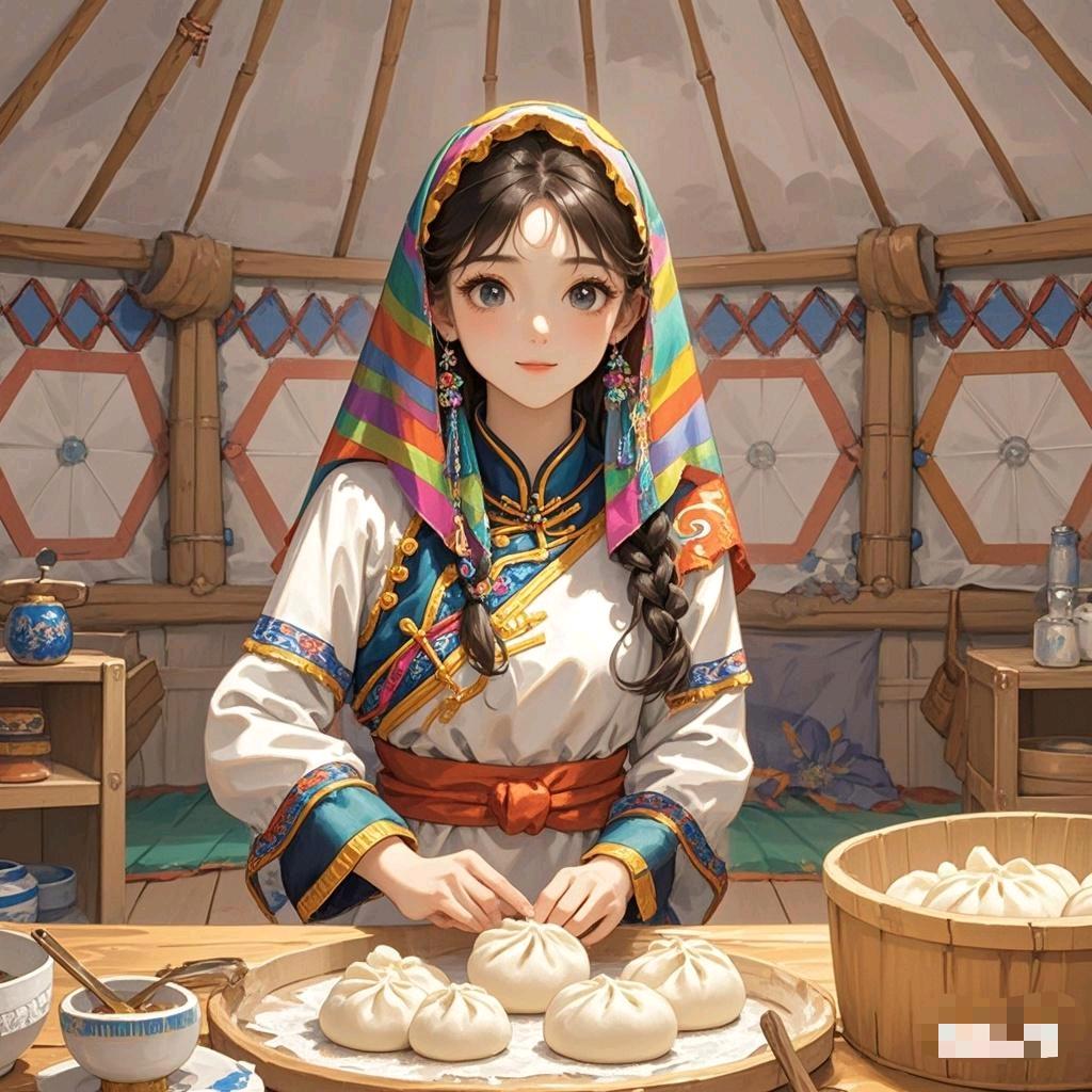 额吉牧场の面食加工坊