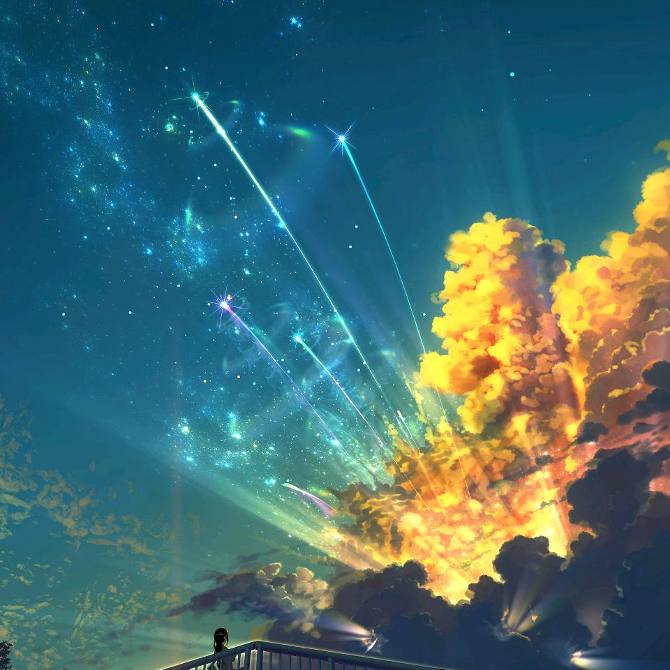 starry night sky