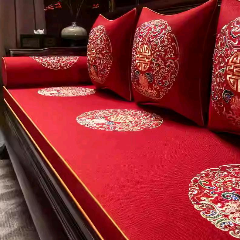 喜旭中式坐垫抱枕