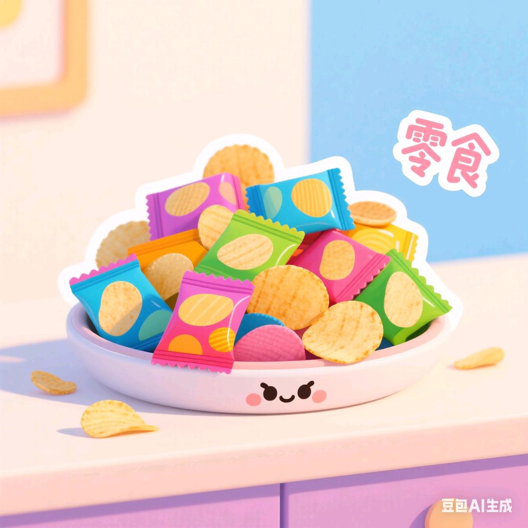 开心百货小零食。