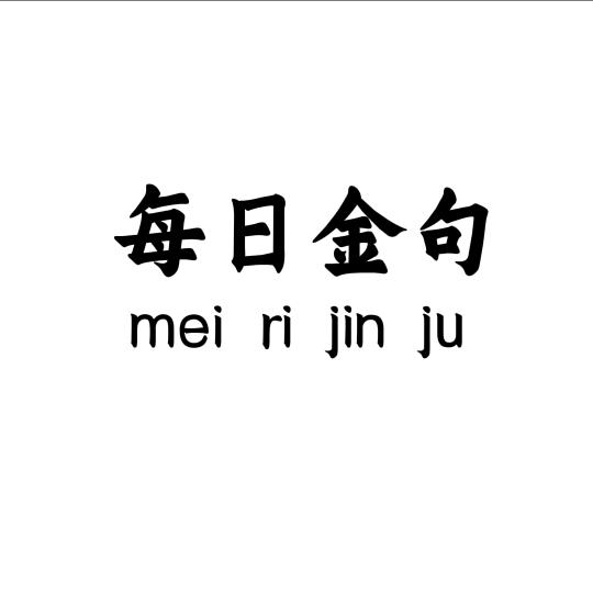 每日金句