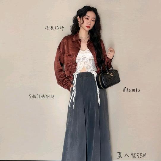 三吉黑花服饰穿搭