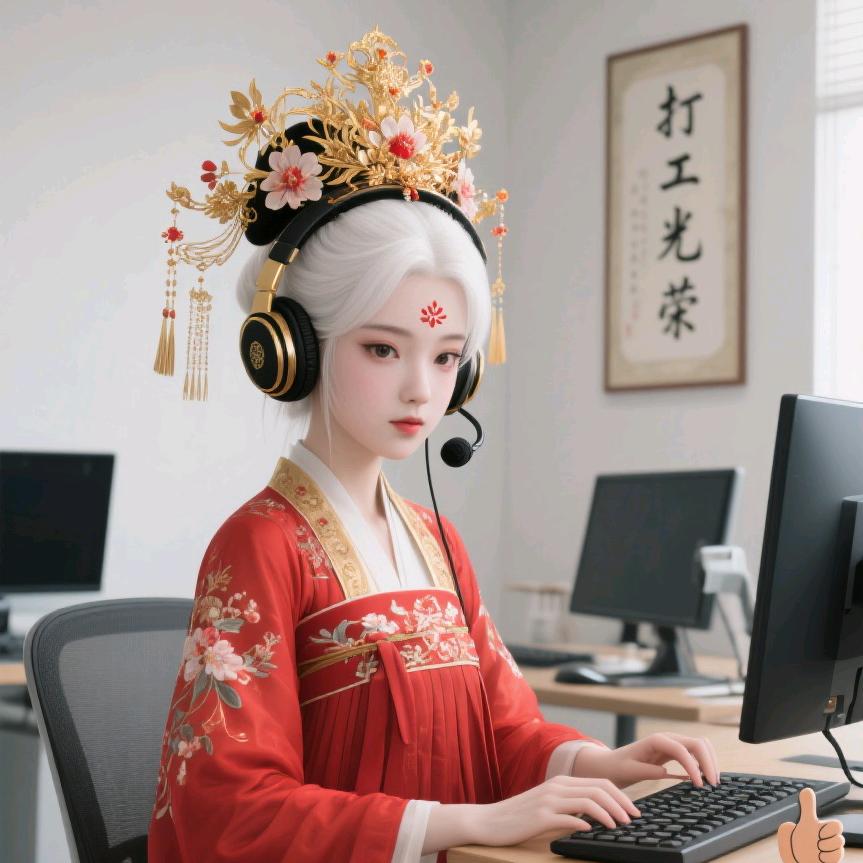 白发女孩