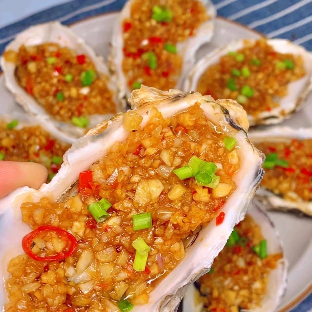 奉节美食街烤生蚝
