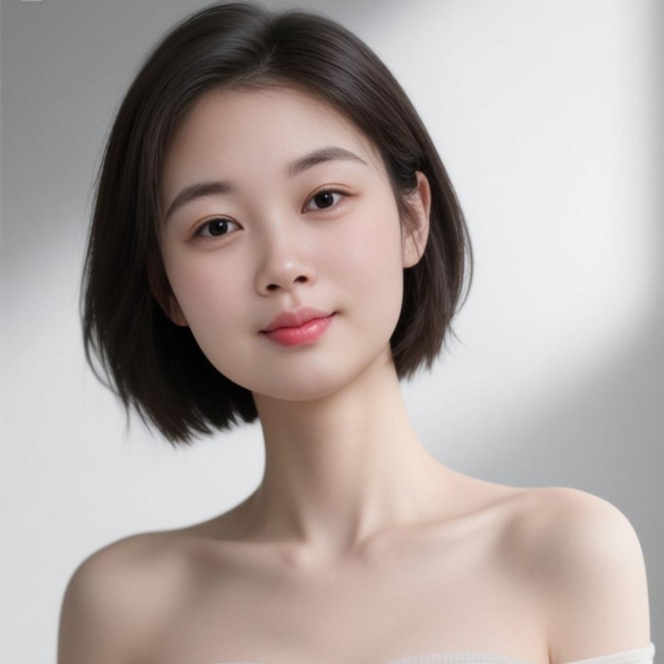 可爱死了（美女绿幕素材）
