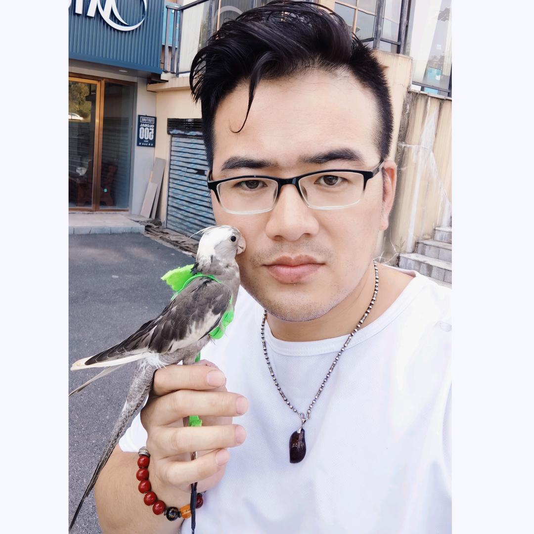 ♂公子鹏与鹦鹉（俊鹏鸟舍)