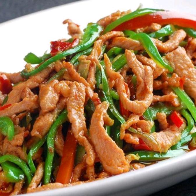 青椒炒肉丝