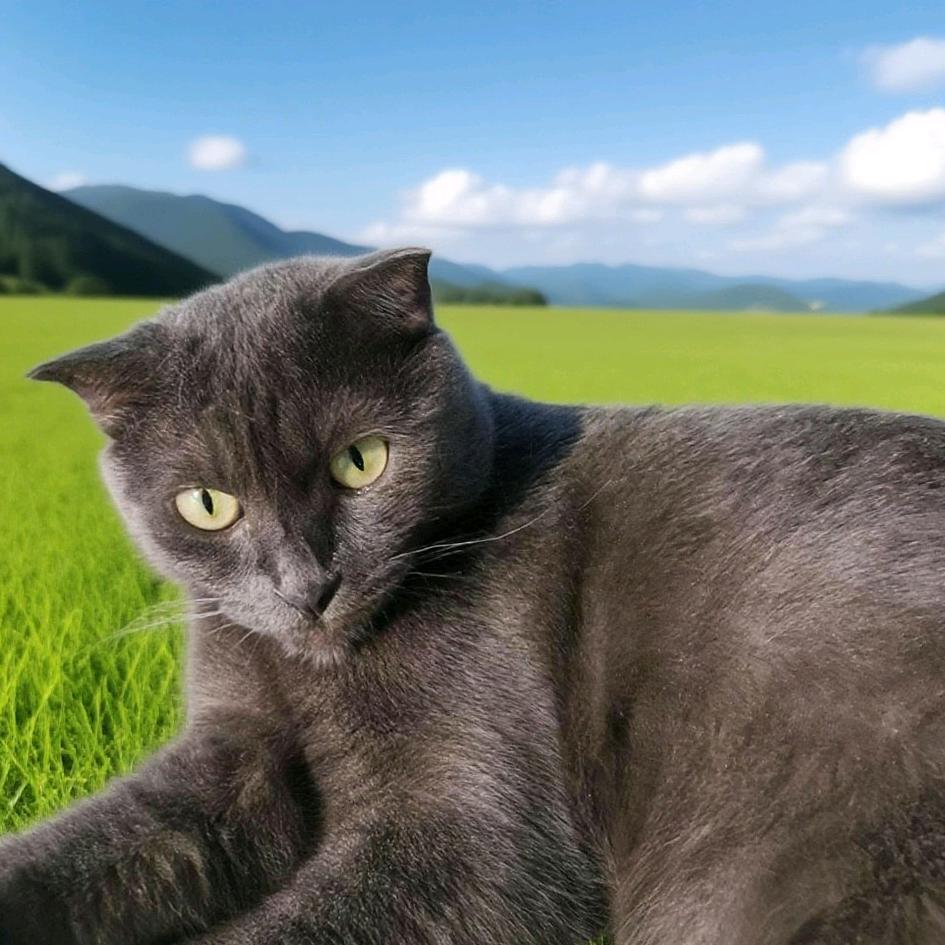 小黑猫眯