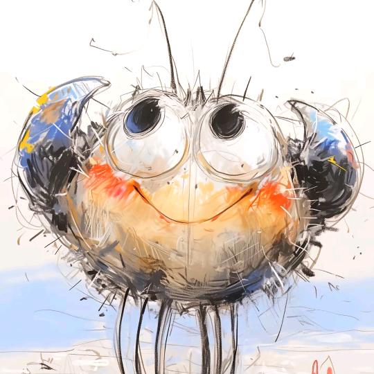 我在求实卖螃蟹