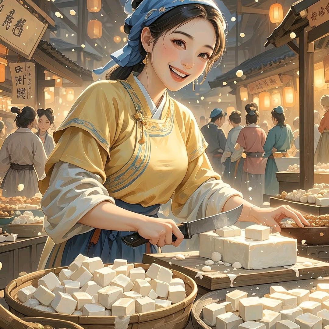 浇汁爆浆豆腐西施