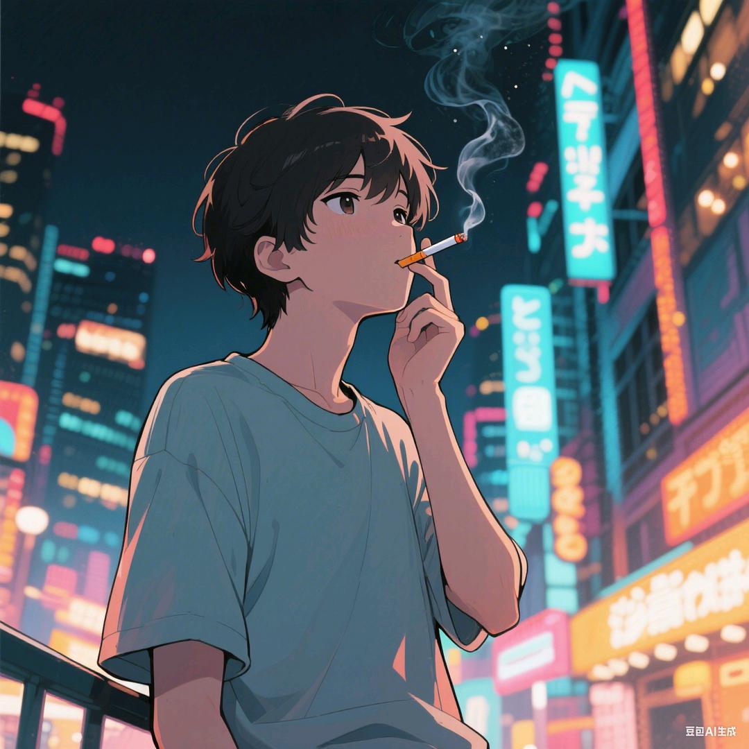 没事叼颗烟