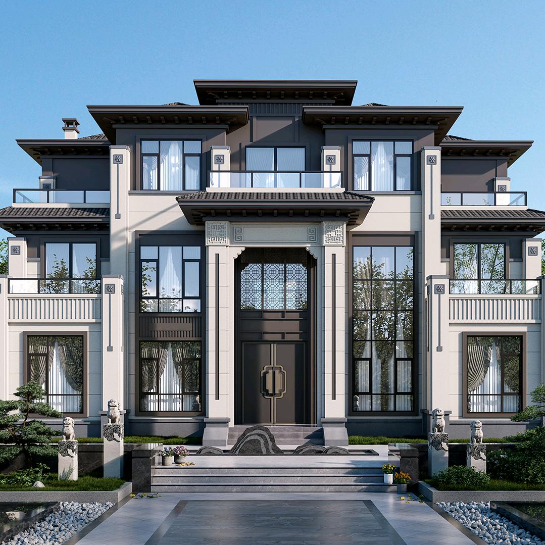 臻峰别墅效果图