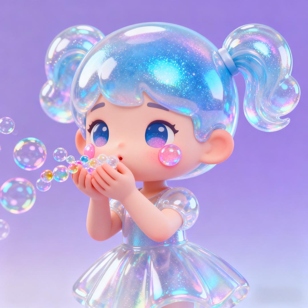 泡泡吹着泡泡