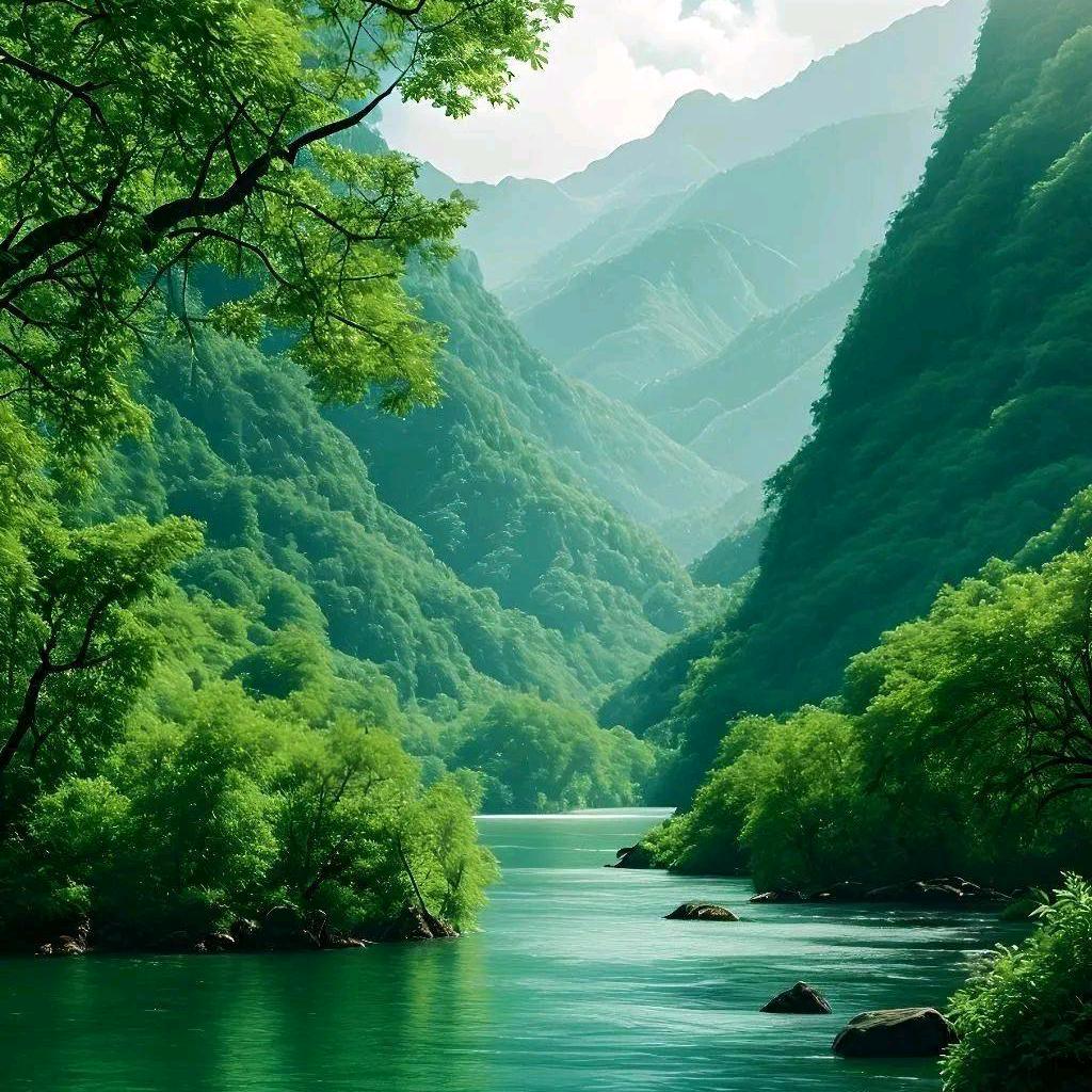 青山绿水