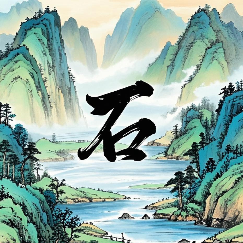 天赐长江石奇石画面石