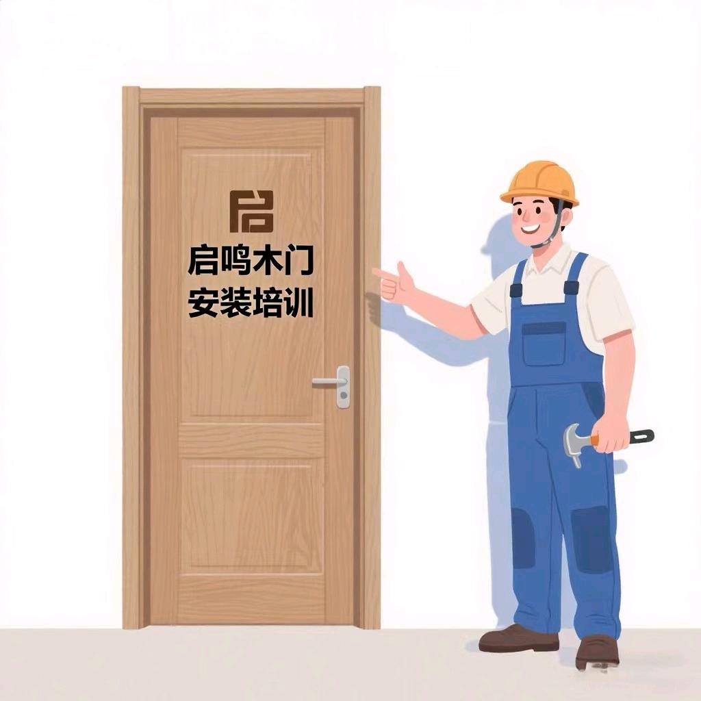 启鸣木门安装培训～刘老师