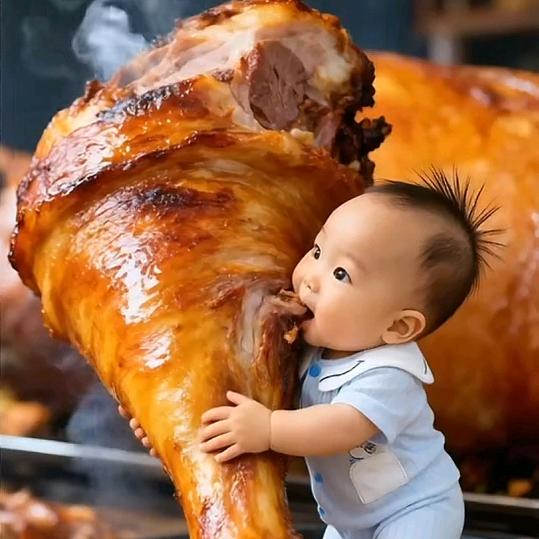 蜂蜜烤鸡腿直播教学总部……