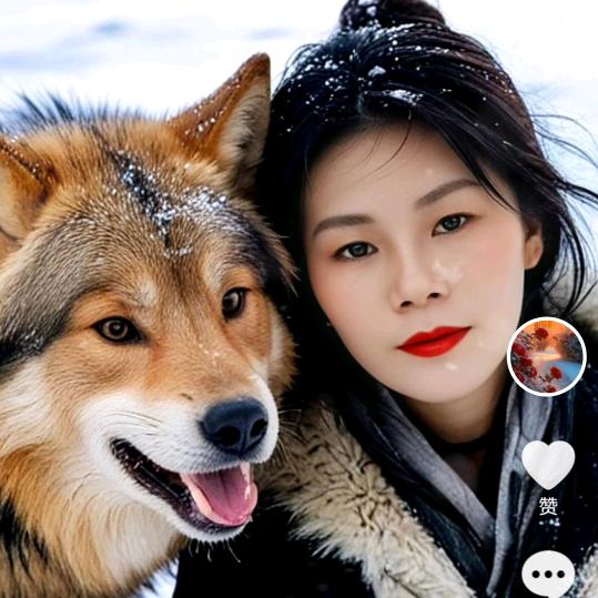 带雪玫瑰