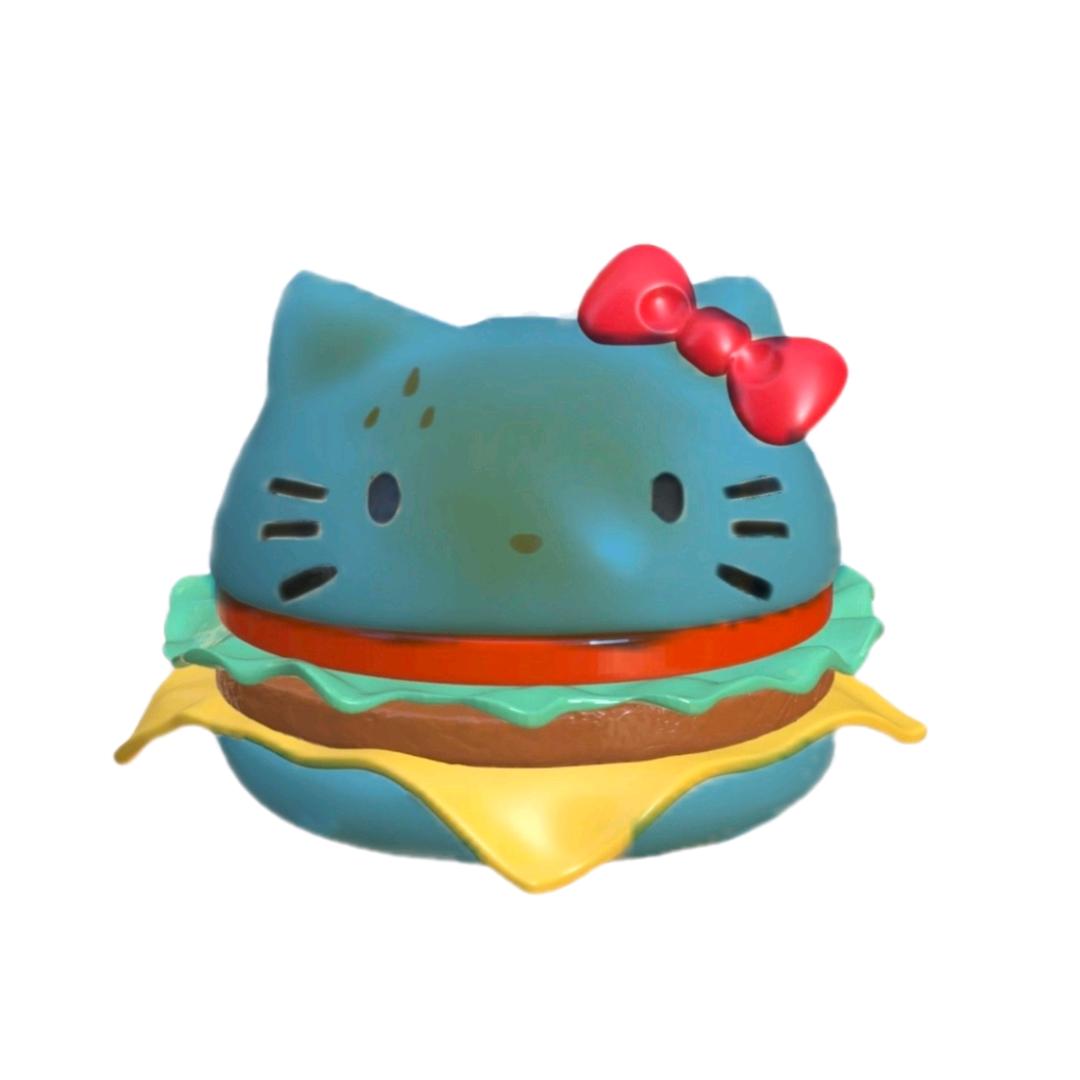 蓝色汉堡