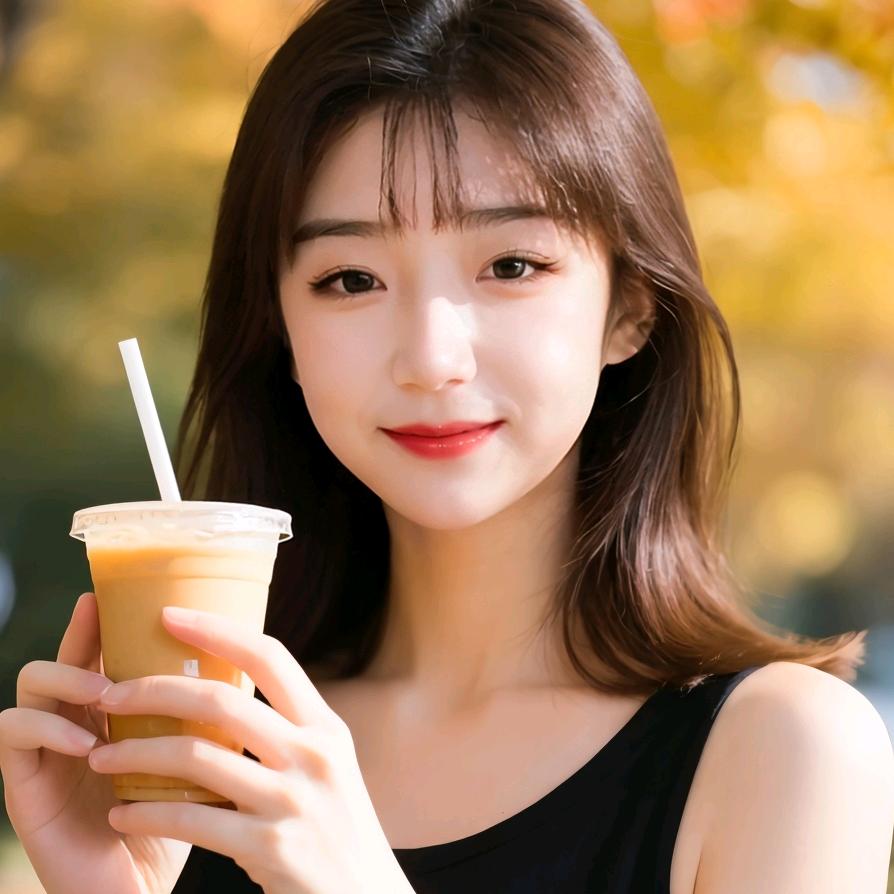 秋天第一杯奶茶