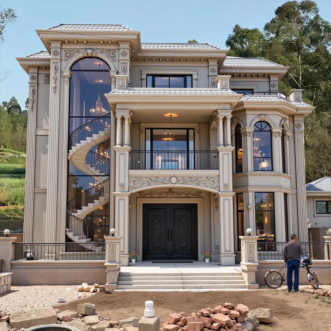 从江物流园梦缘家具与三棵树仿石漆