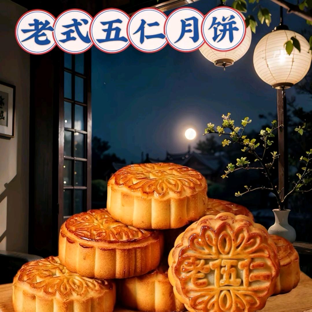 传统老式五仁月饼🥮