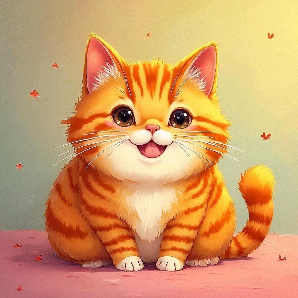 我是大胖橘猫咪