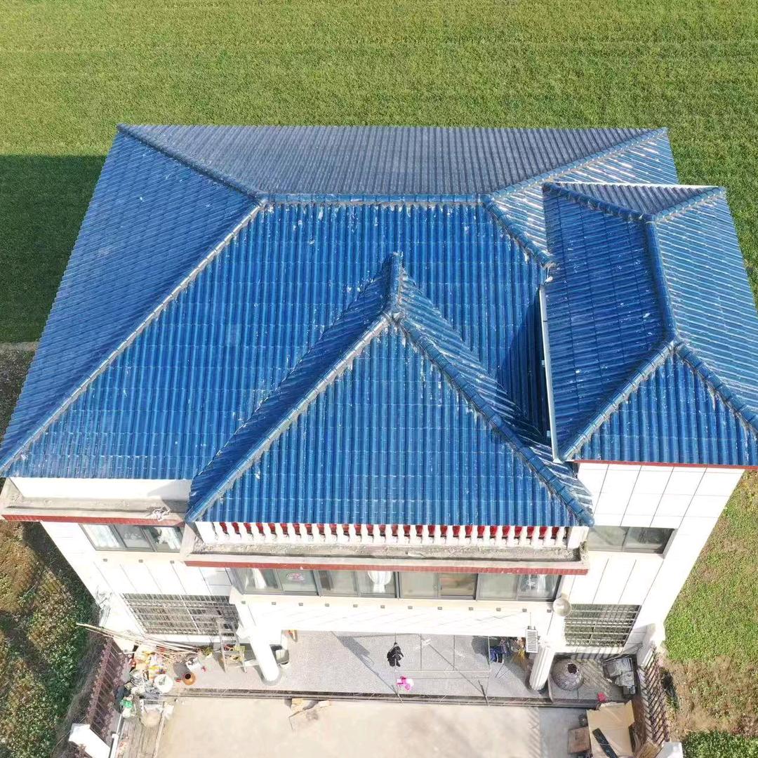 旺雨钢结构琉璃瓦