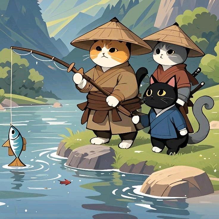 三只小猫