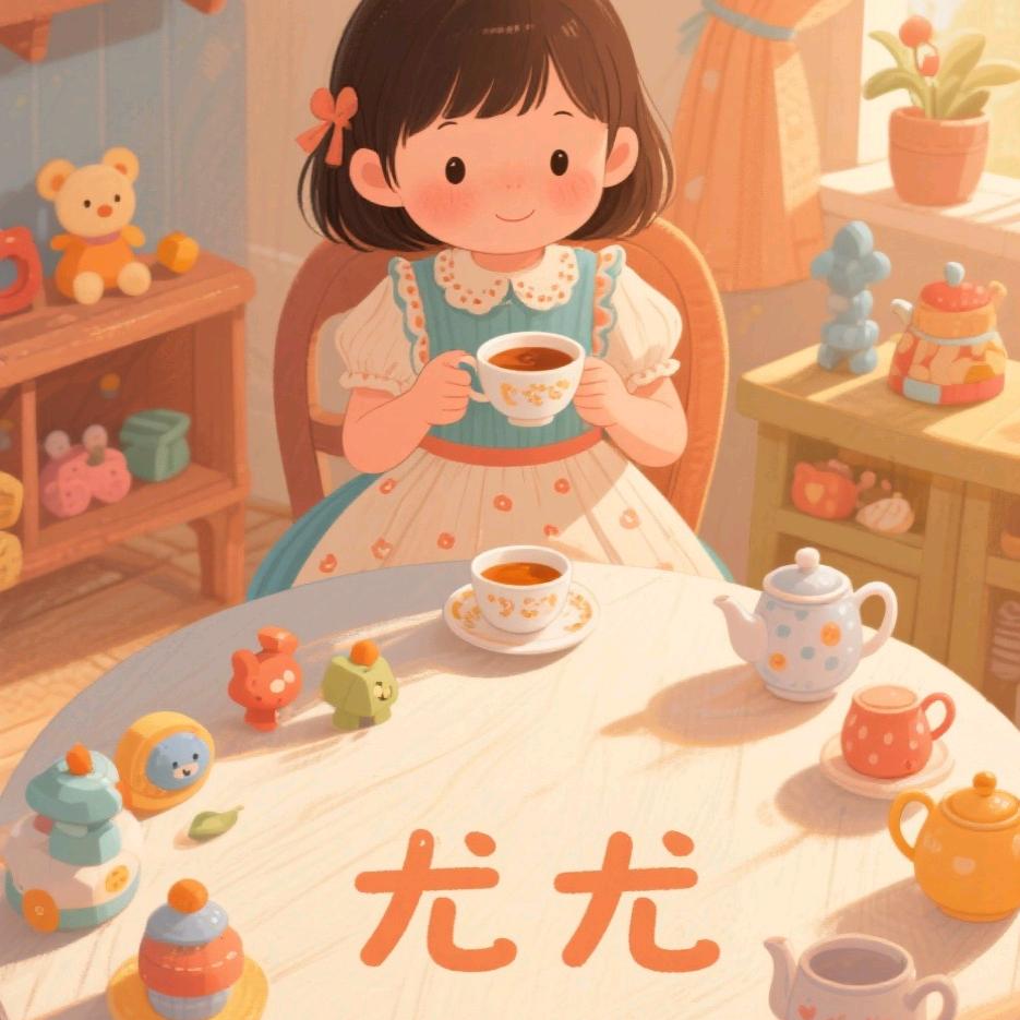 尤尤爱喝茶