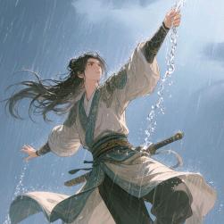 顺着雨爬上天