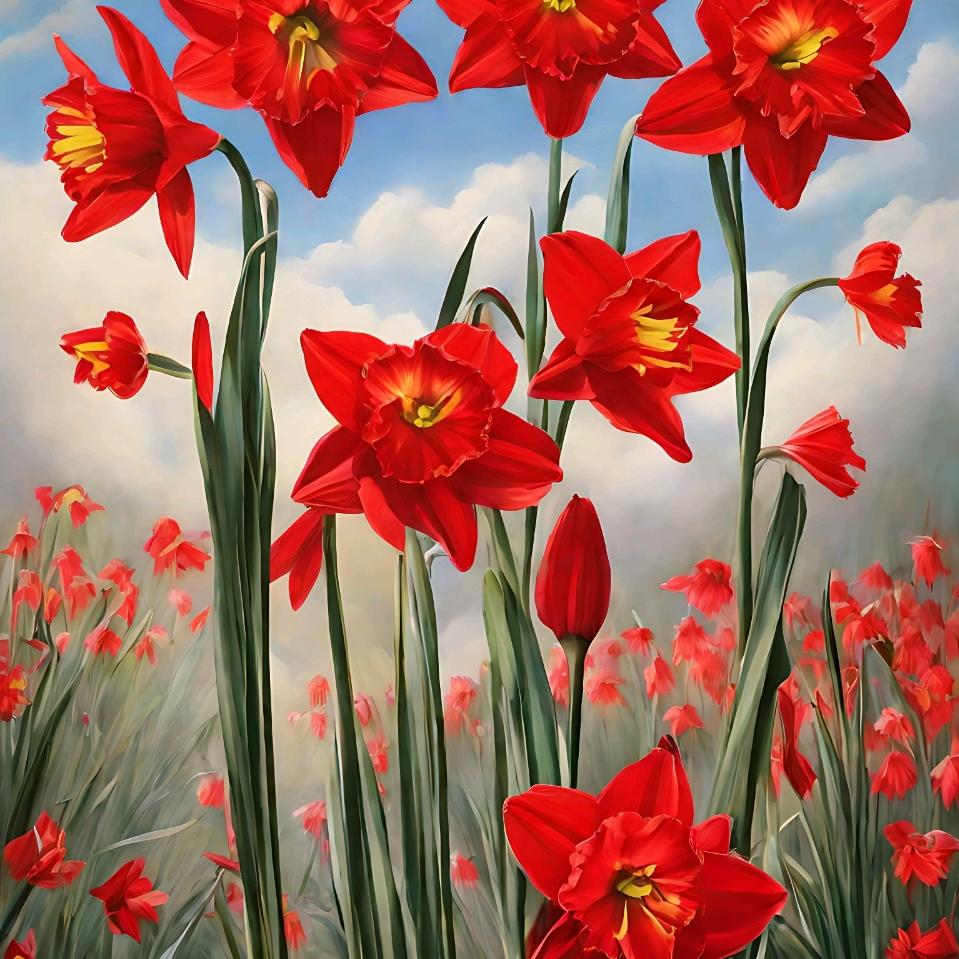 小小的水仙花