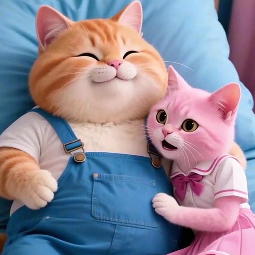 橘猫夫妇