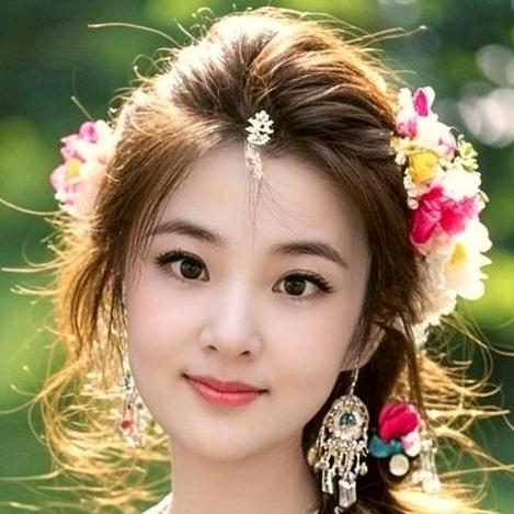 阳光爱笑的女孩.