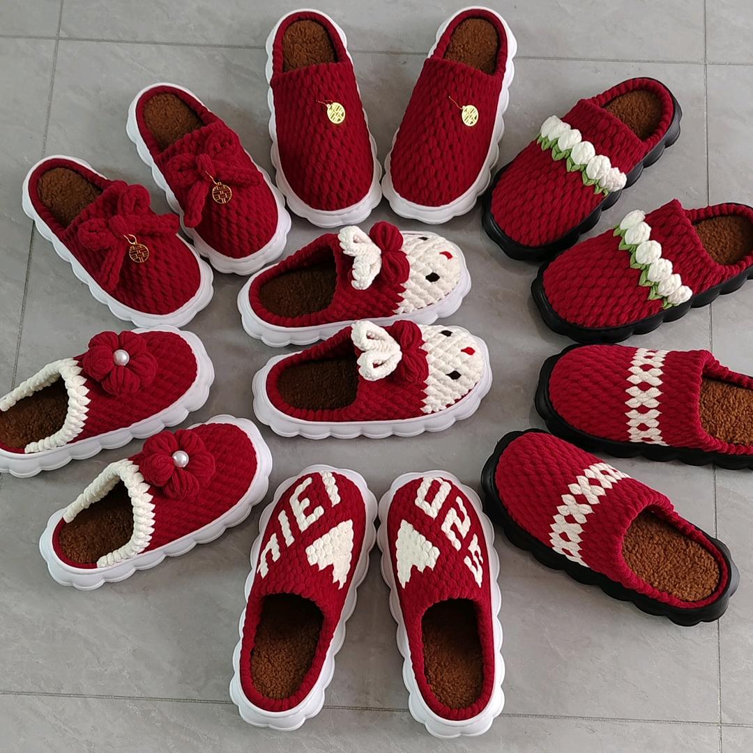 萍萍手工婚鞋预订