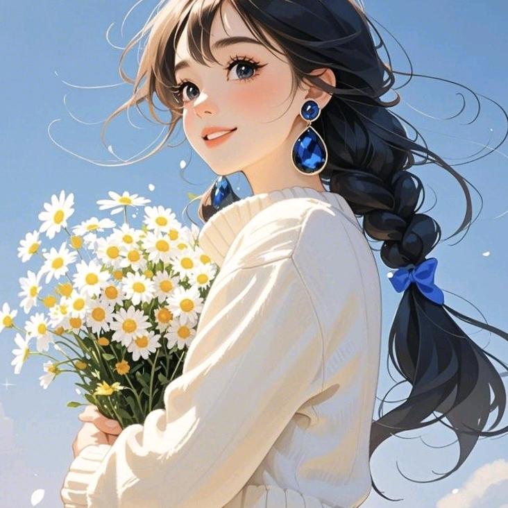 星星眼的女孩（紫）