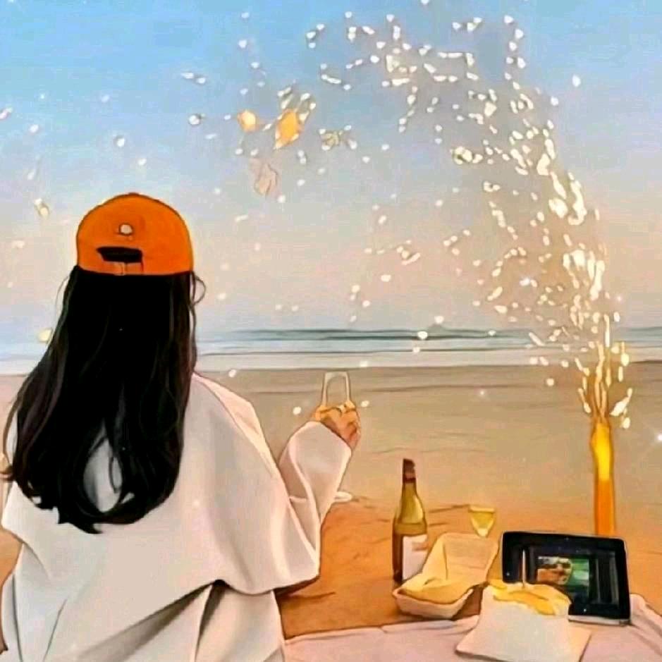 卖海鲜的小姐姐