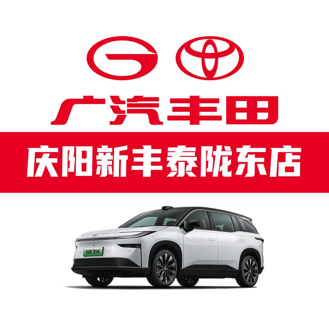 广汽丰田新丰泰庆阳新能源铂智