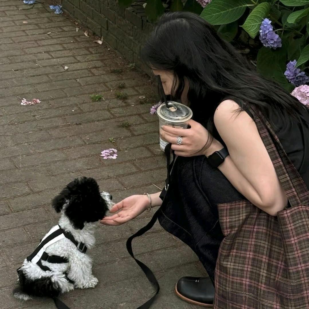你脸红了.