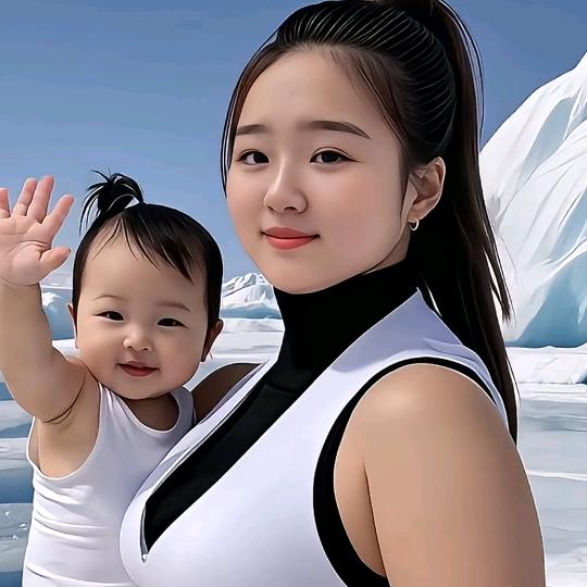 单身妈妈。
