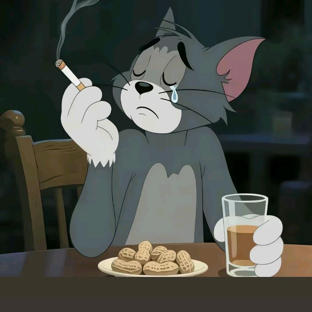 饿了喝水，馋了扇嘴。